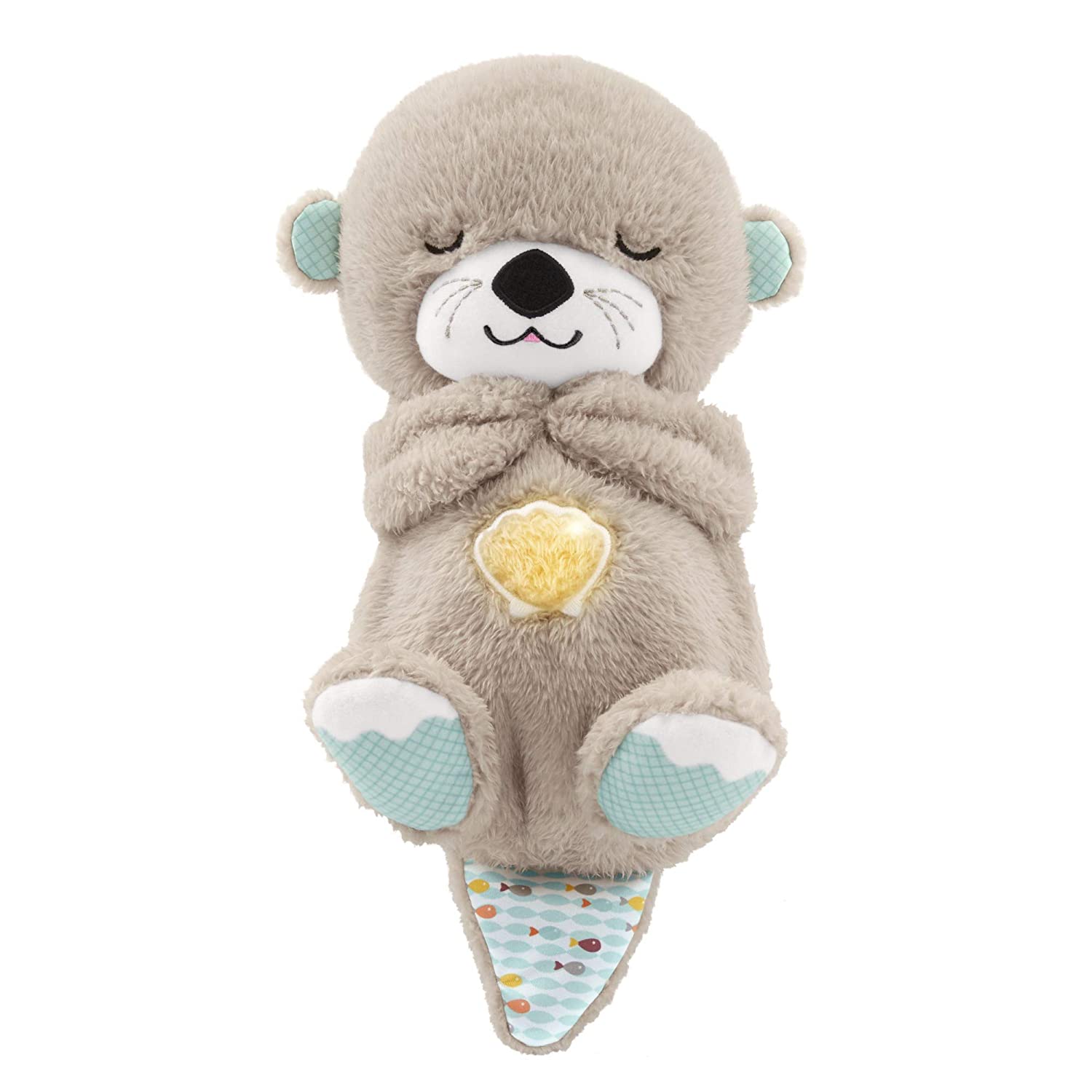 Sleepy Plushie Crem, Jucarie Interactiva cu Efect de Respiratie in Somn